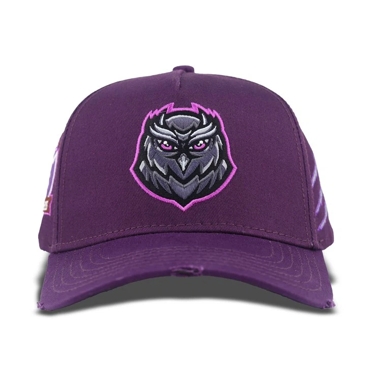 Purple Owl Baseball Cap