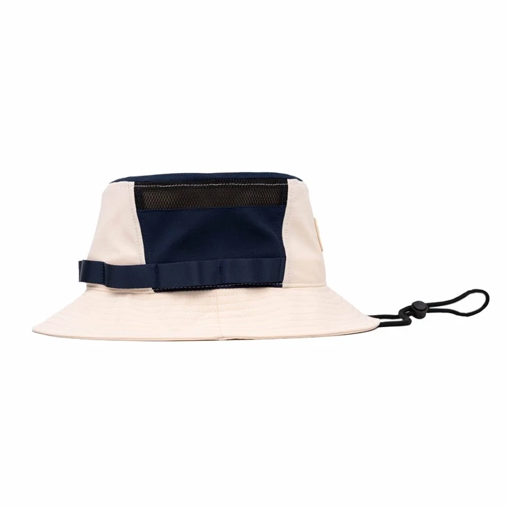 TCAP 100% Polyester Sun Protection Wide Brim Waterproof Fabric Custom Bucket Hat