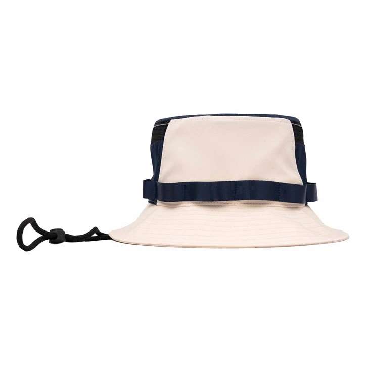TCAP 100% Polyester Sun Protection Wide Brim Waterproof Fabric Custom Bucket Hat