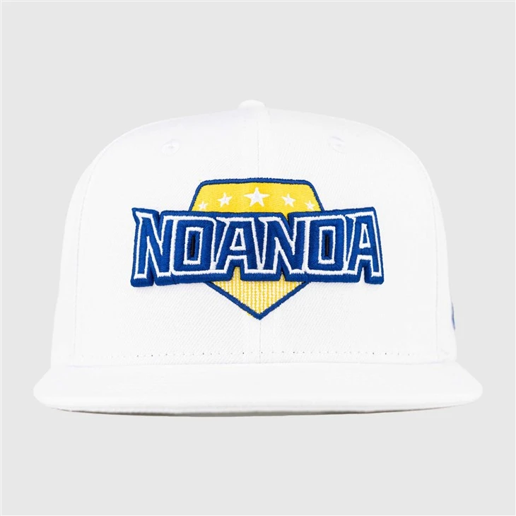 TCAP Custom Fabric White Color Original Letter Caps Buckle 3D Embroidery Hats
