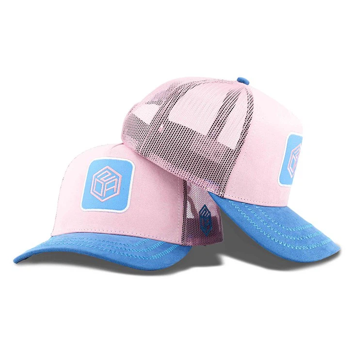 לוגו מותג ייחודי מותאם אישית Suedertucker Cap