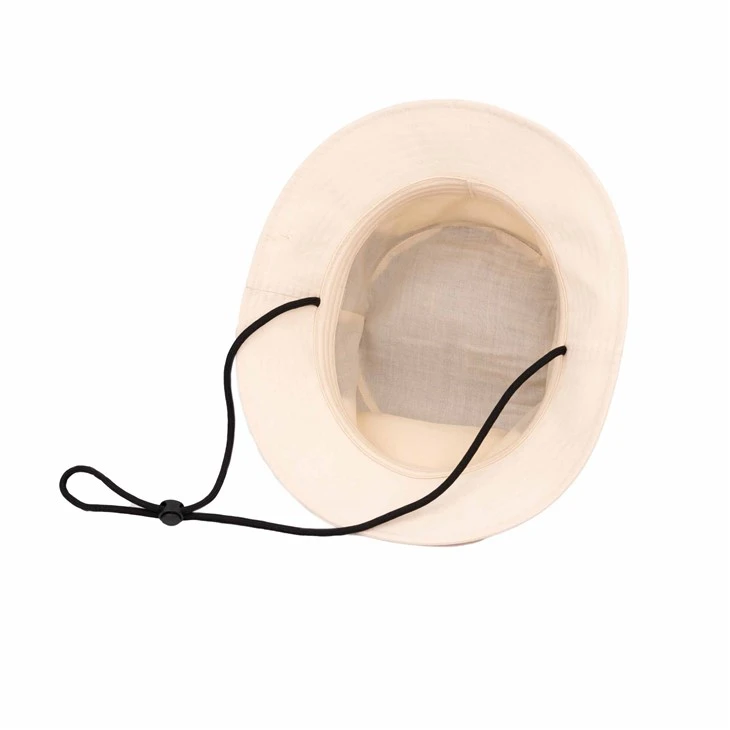 TCAP 100% Polyester Sun Protection Wide Brim Waterproof Fabric Custom Bucket Hat
